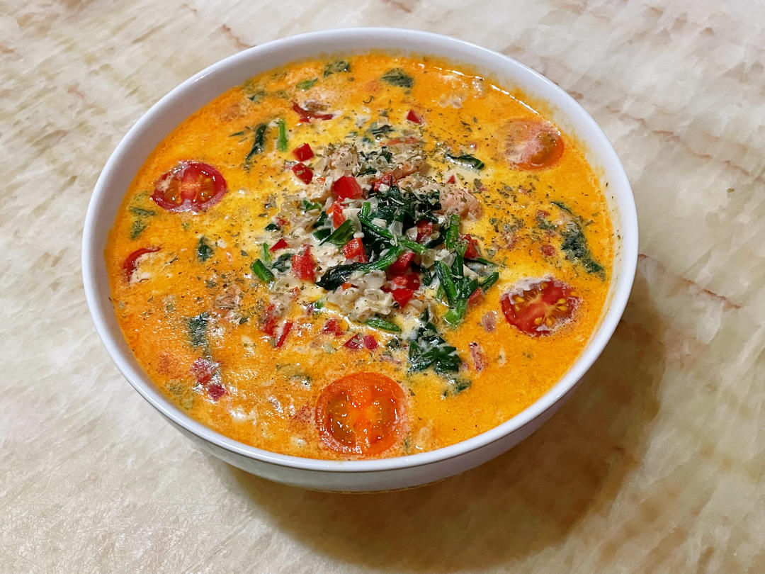 托斯卡纳奶油芝士三文鱼，好吃到飞起