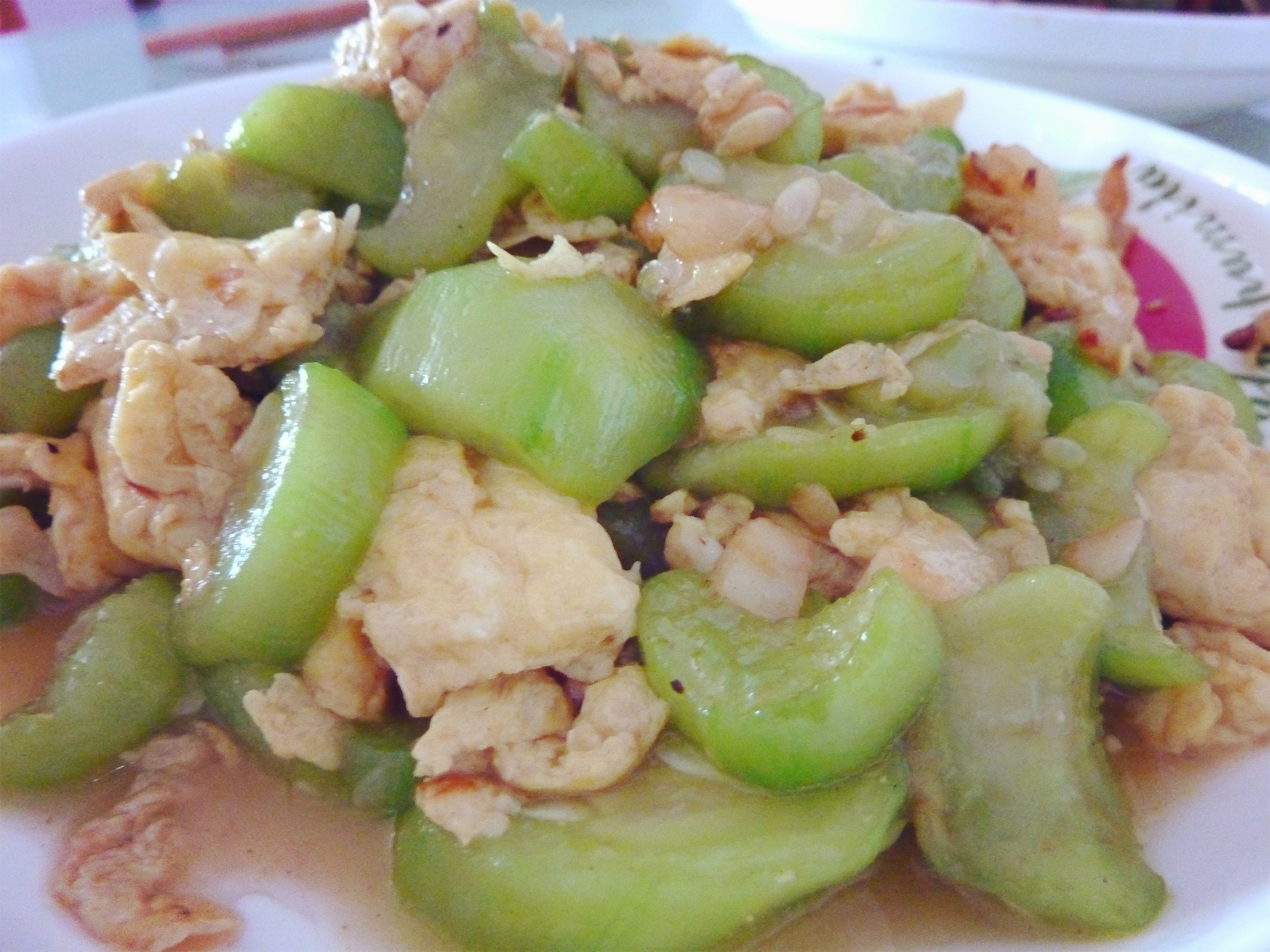 丝瓜炒蛋
