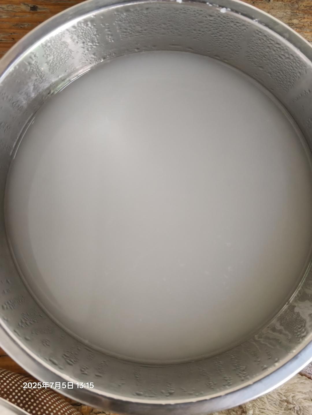 有机米汤胜过奶茶饮料咖啡的做法
