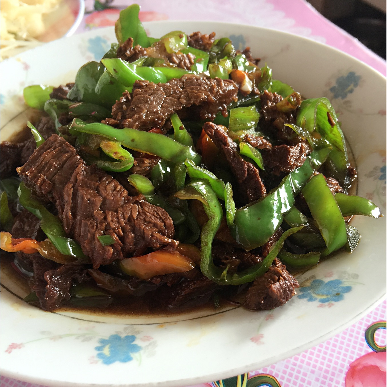 青椒牛肉