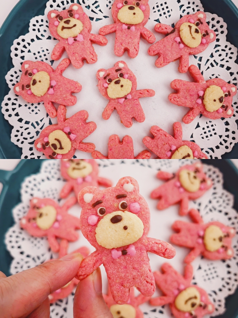 草莓熊黄油小饼干的做法