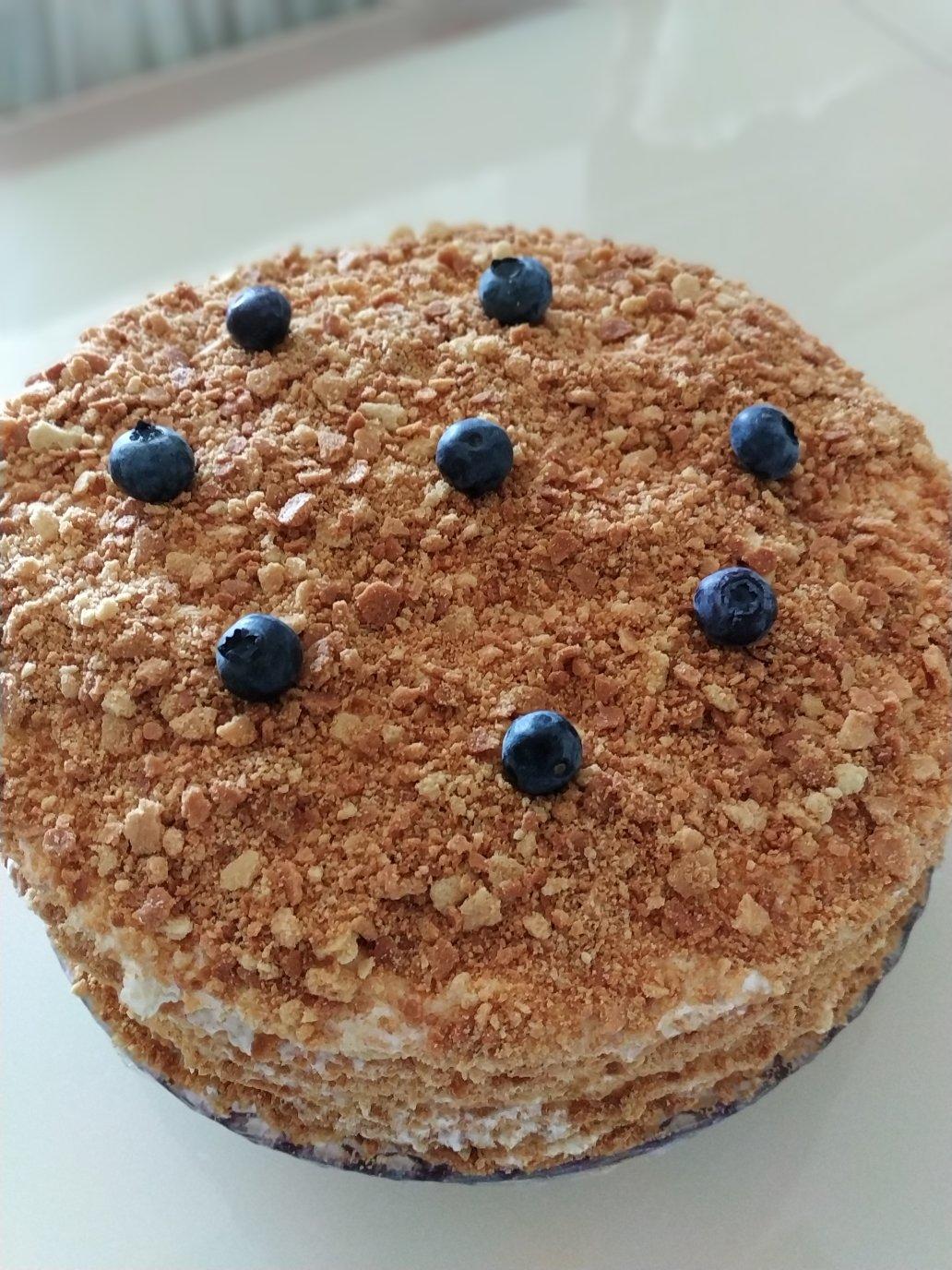 俄罗斯蜂蜜蛋糕   千层蛋糕【又名提拉米苏】