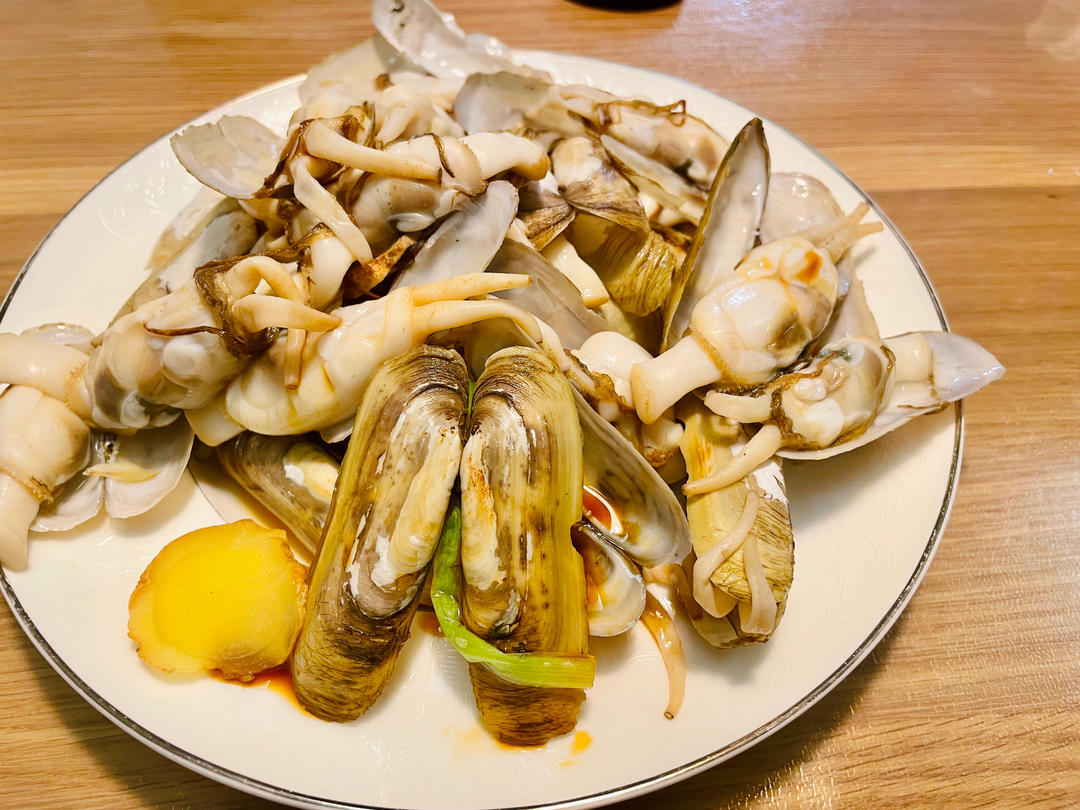葱油蛏子