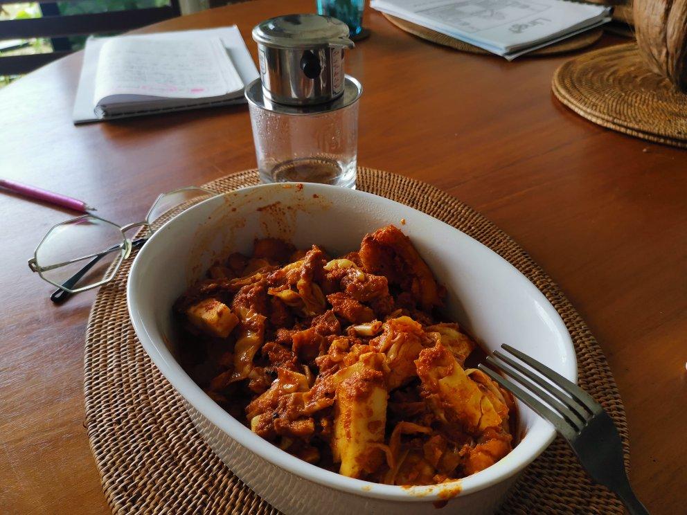 Keto 咖喱龙利鱼