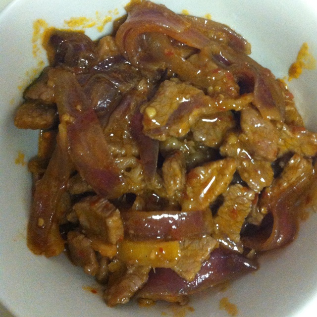 洋葱炒牛肉