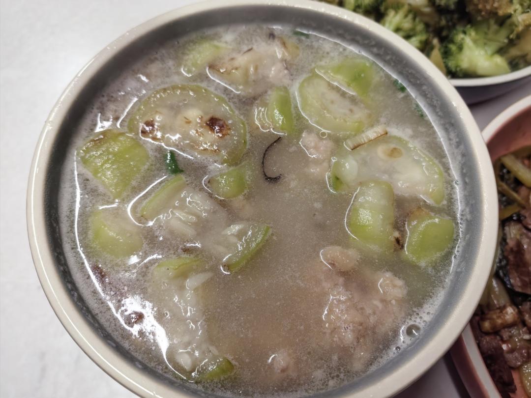 丝瓜肉丸子汤🥄