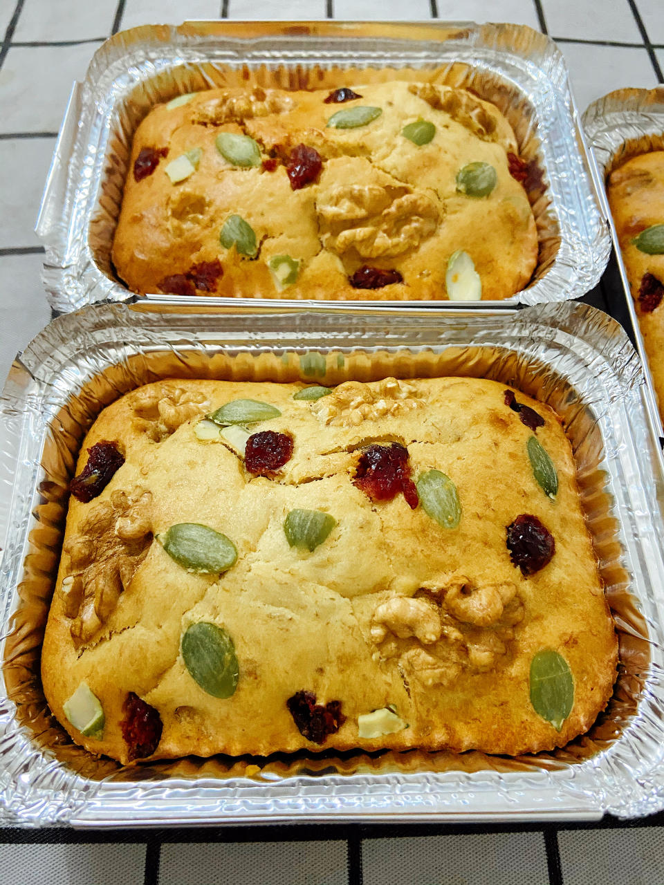 简易版香蕉核桃蛋糕