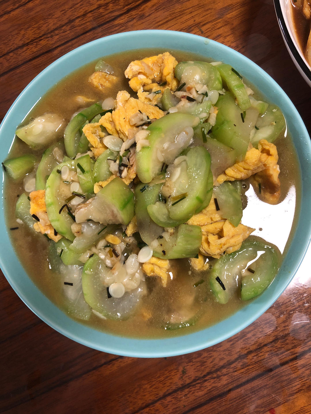 简单快手，五分钟搞定的丝瓜炒蛋