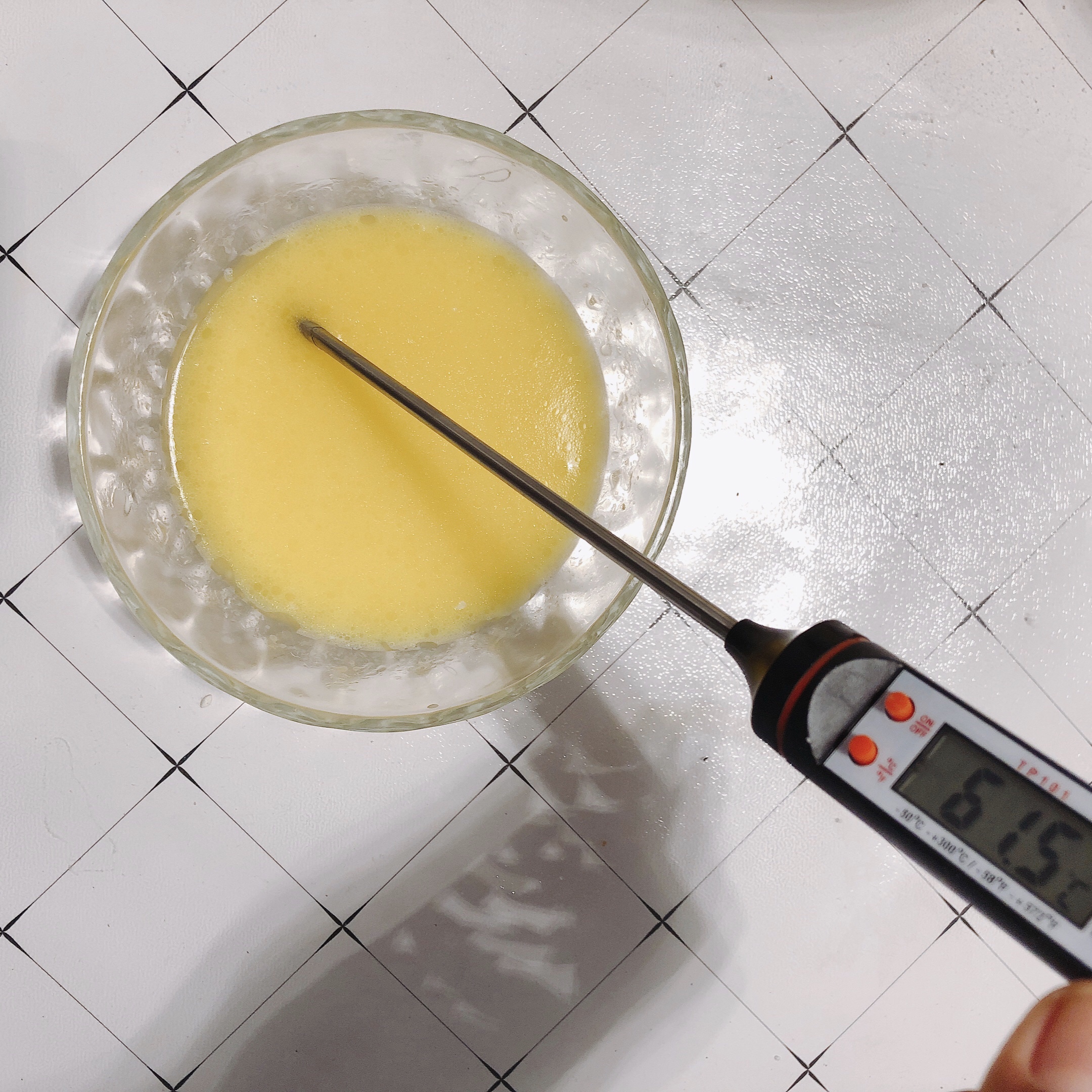 柠檬🍋青提🍇海绵裸蛋糕的做法 步骤8
