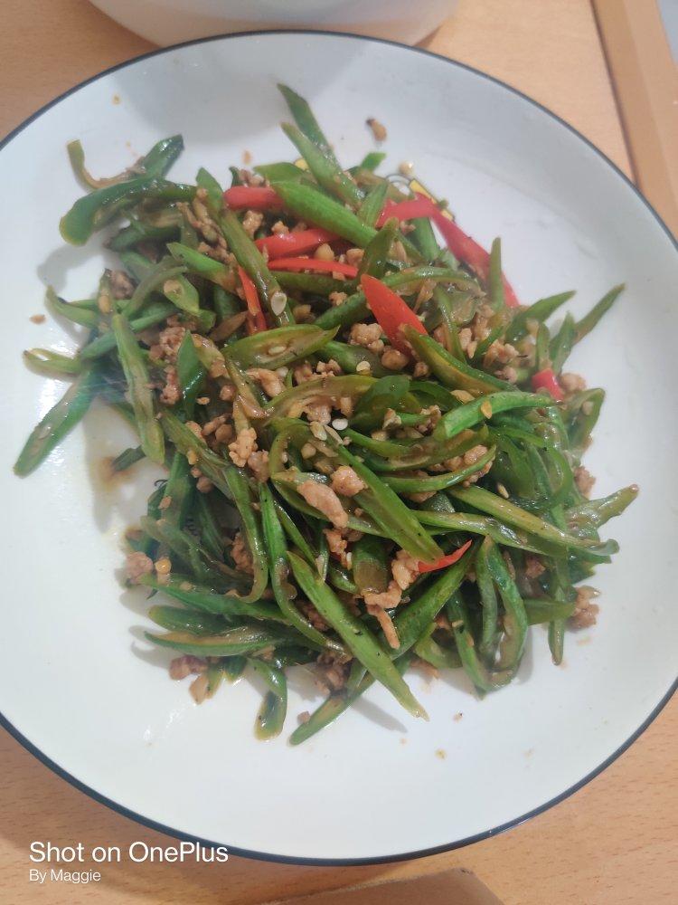 家常小炒四季豆