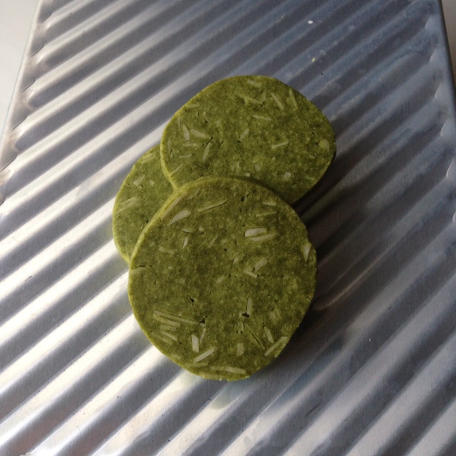 抹茶杏仁饼干