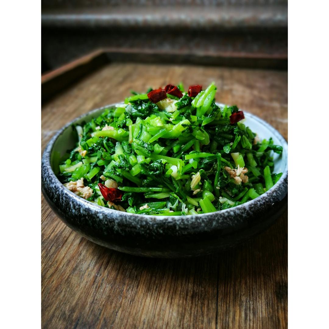 辣炒萝卜缨子（下饭菜）