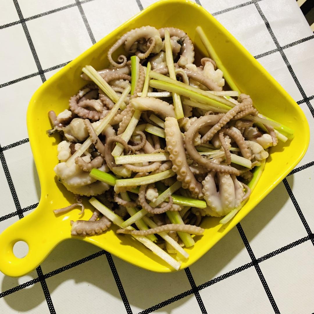 香葱拌八带（附煮八带方法）