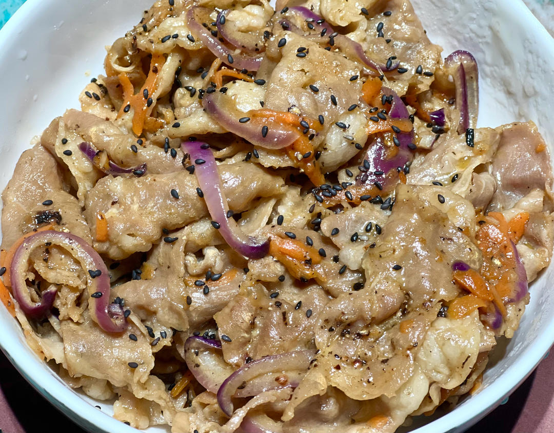 董洁的牛肉盖饭