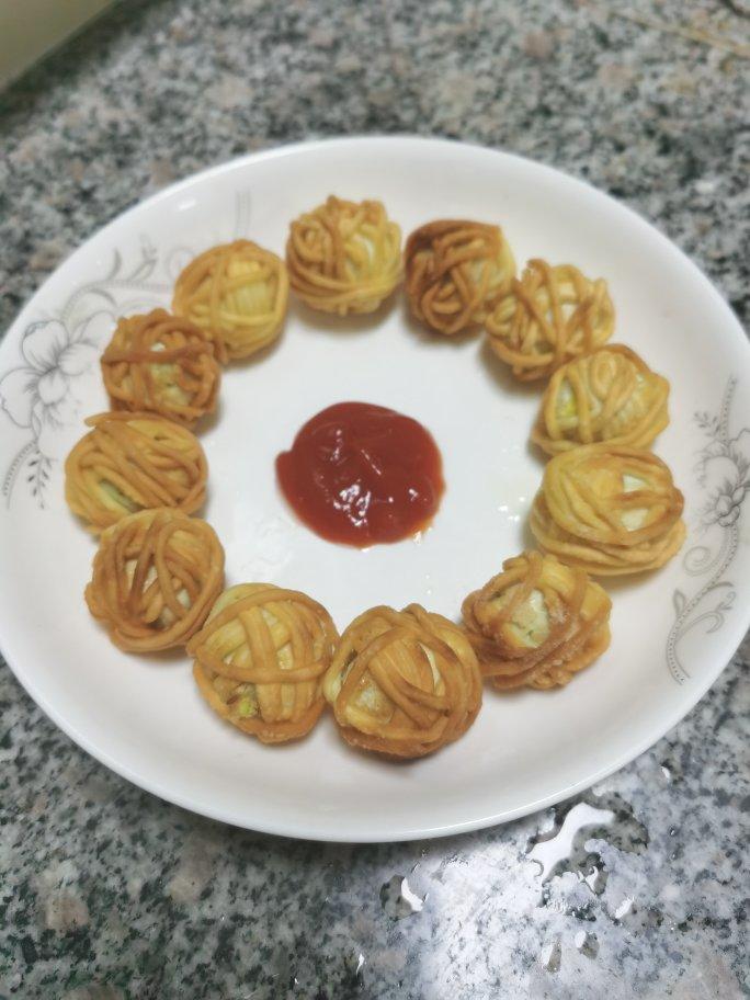 金丝蛋球--宴客菜