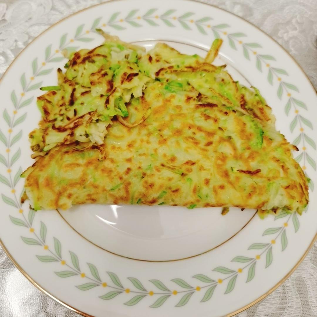 10分钟快手早餐～茭瓜丝饼