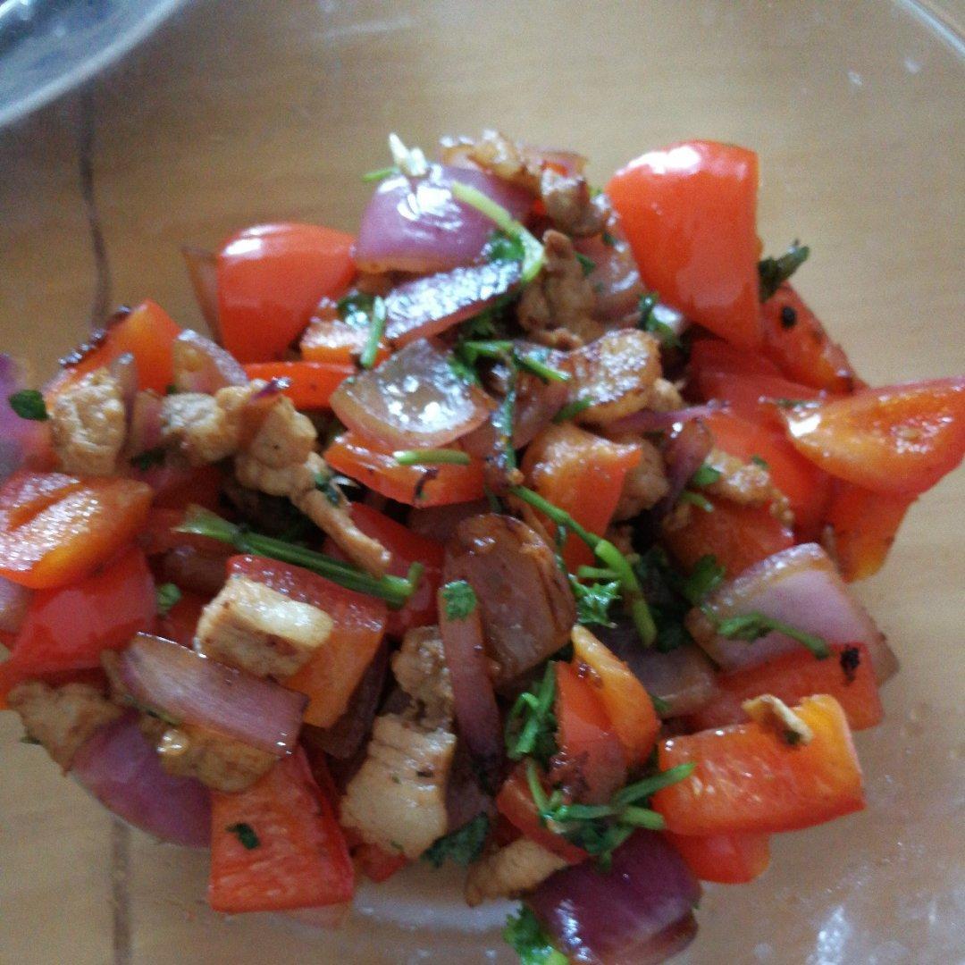 红椒肉丝（甜椒肉丝）