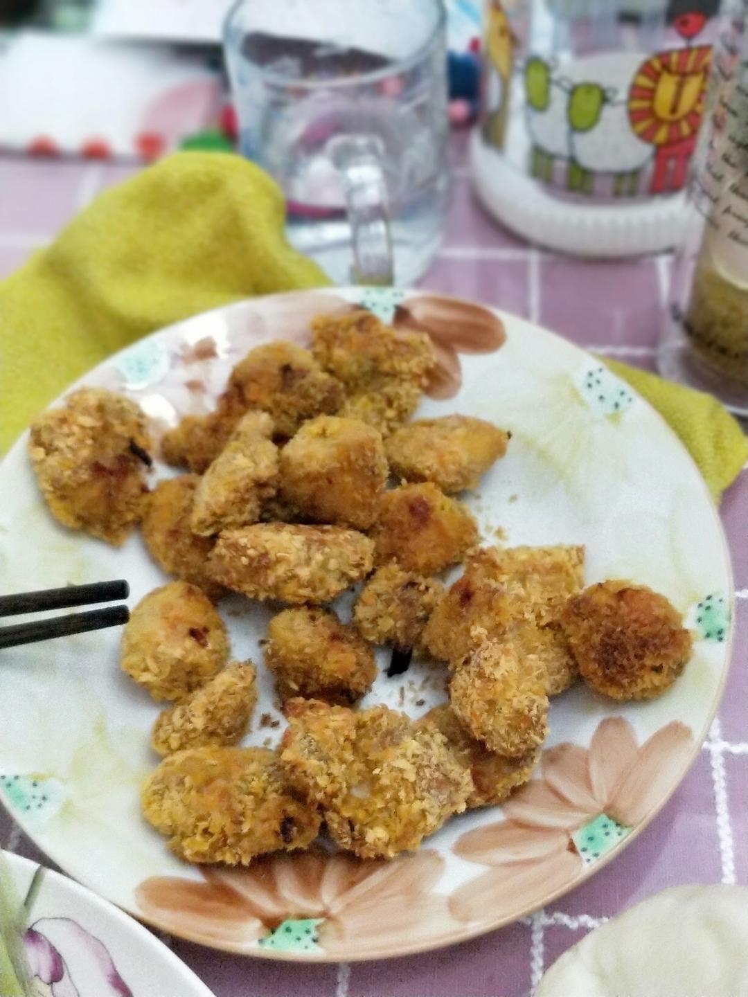 无油烤箱版鸡米花~低卡炸鸡 by牛奶和爱丽丝