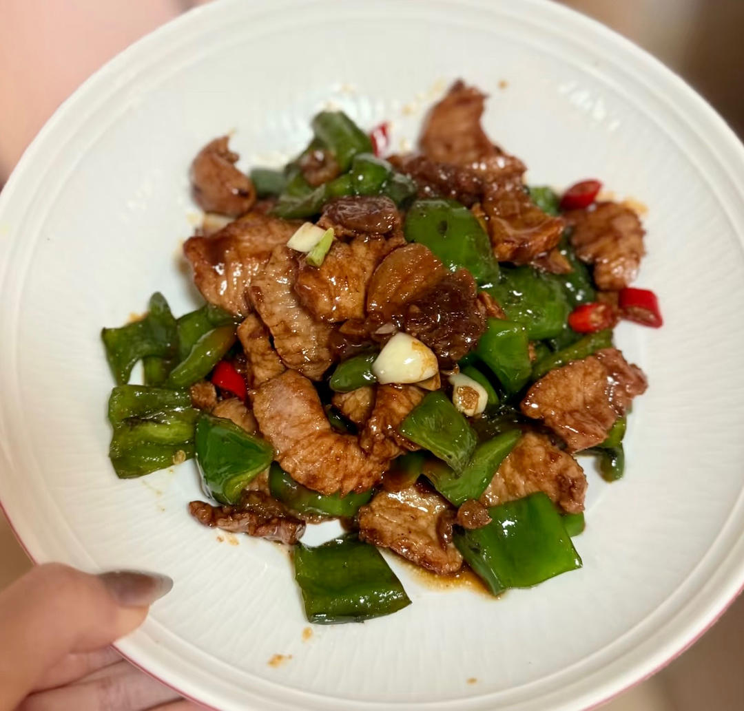 青椒炒肉