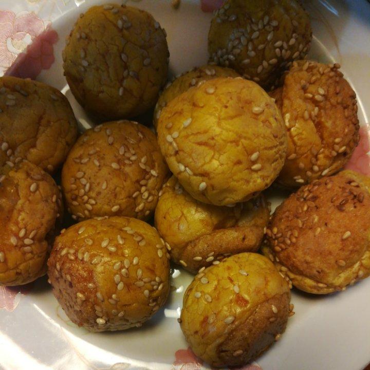 空心南瓜球/鼓鼓南瓜饼  简单易上手版