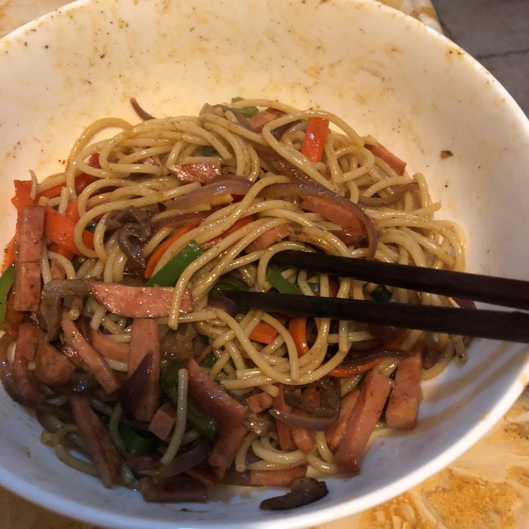 黑椒牛柳意面