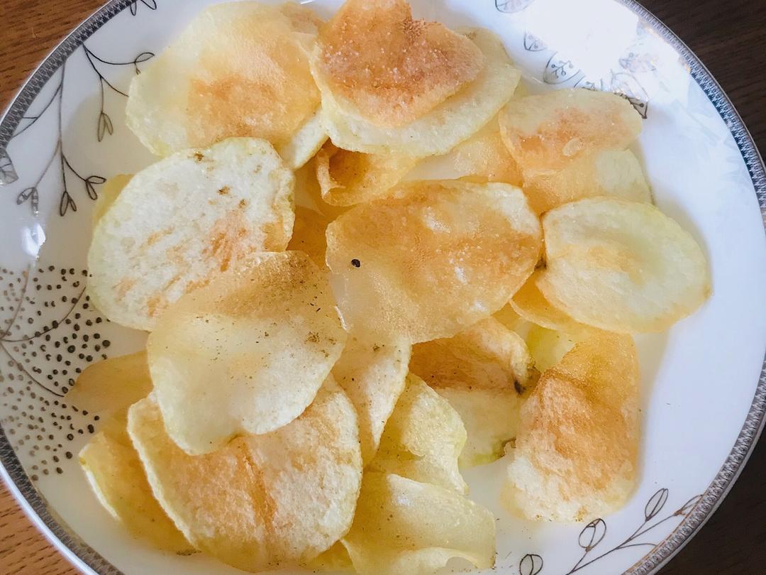 自制炸薯片，学会以后再也没买过薯片