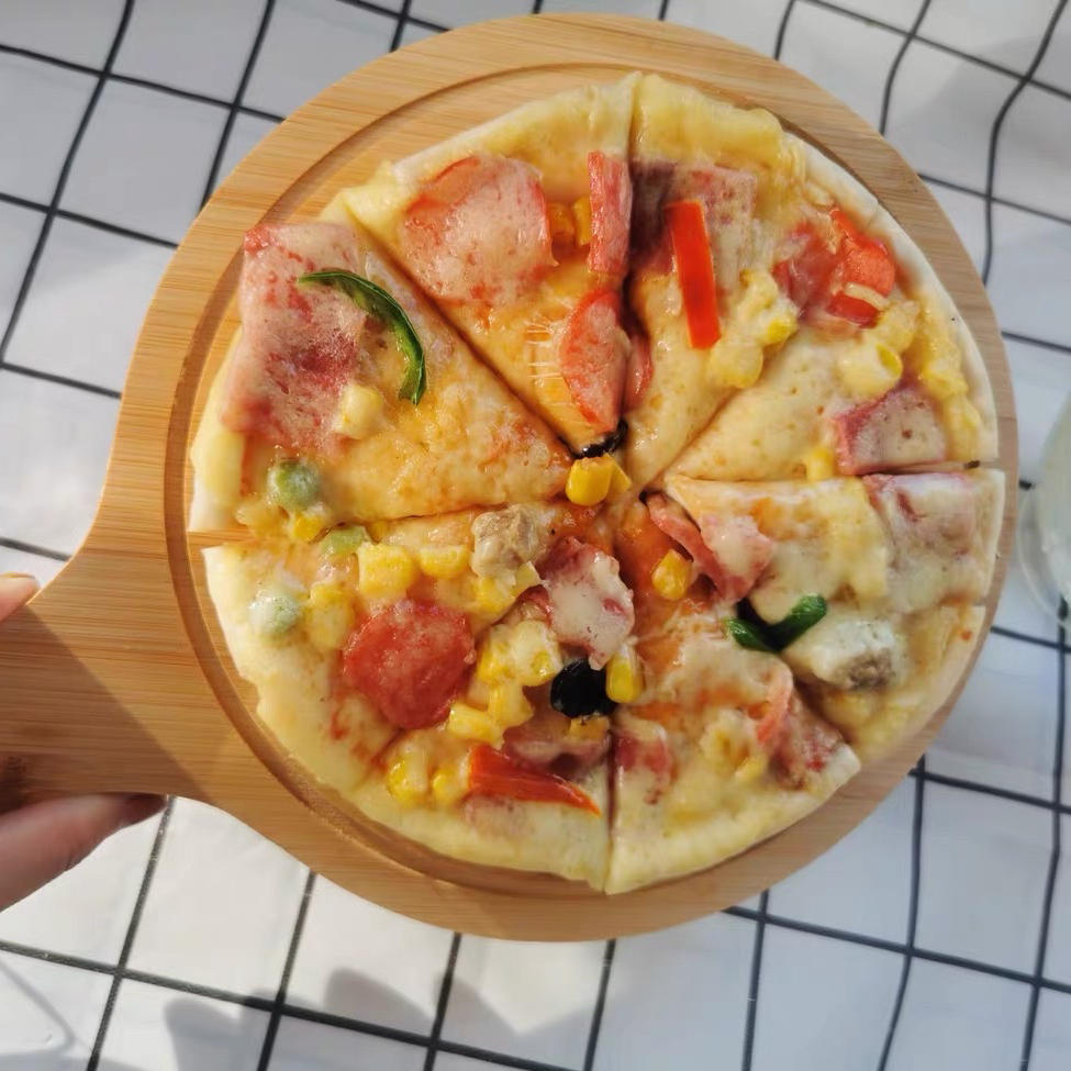 酥脆薄底香浓芝士～夏威夷风情披萨🍕来袭（9寸）