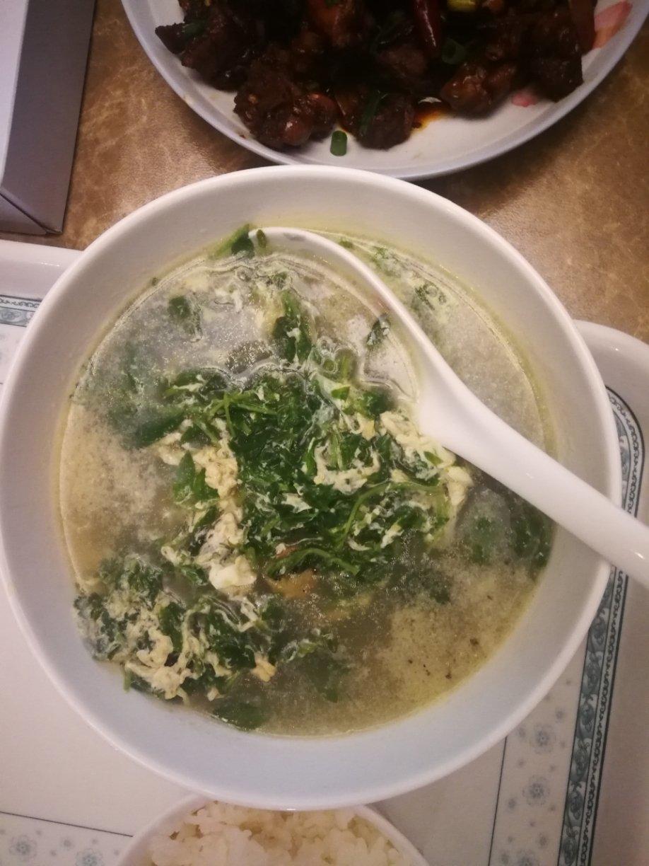 【快手菜】枸杞叶鸡蛋汤