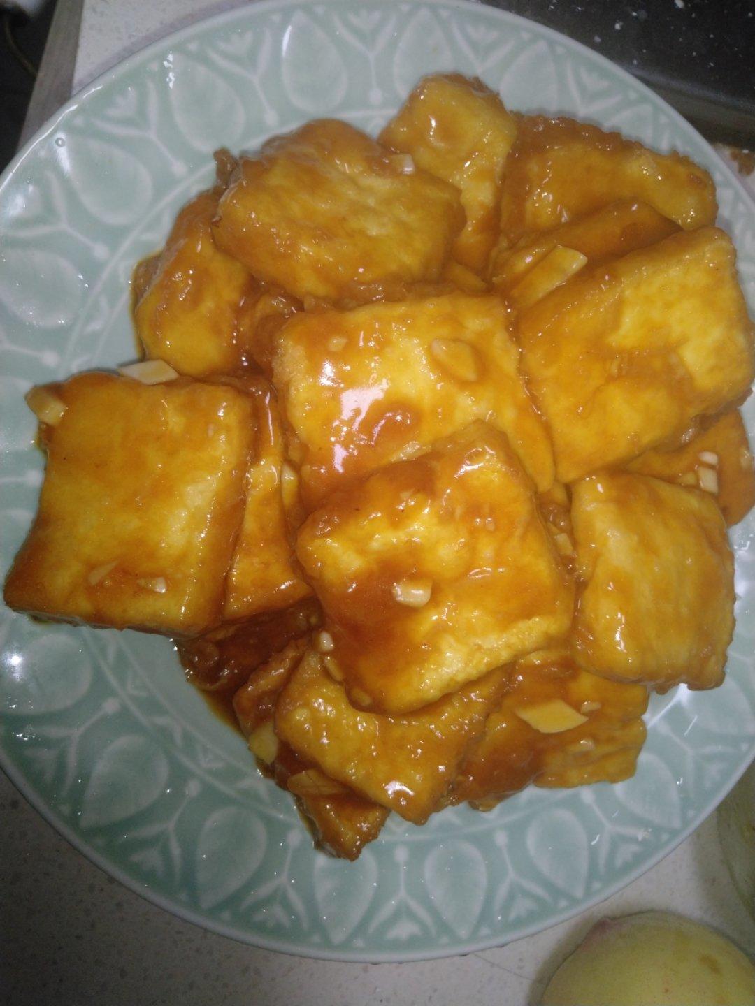 给肉都不换的糖醋豆腐‼️外脆里嫩，巨下饭‼️