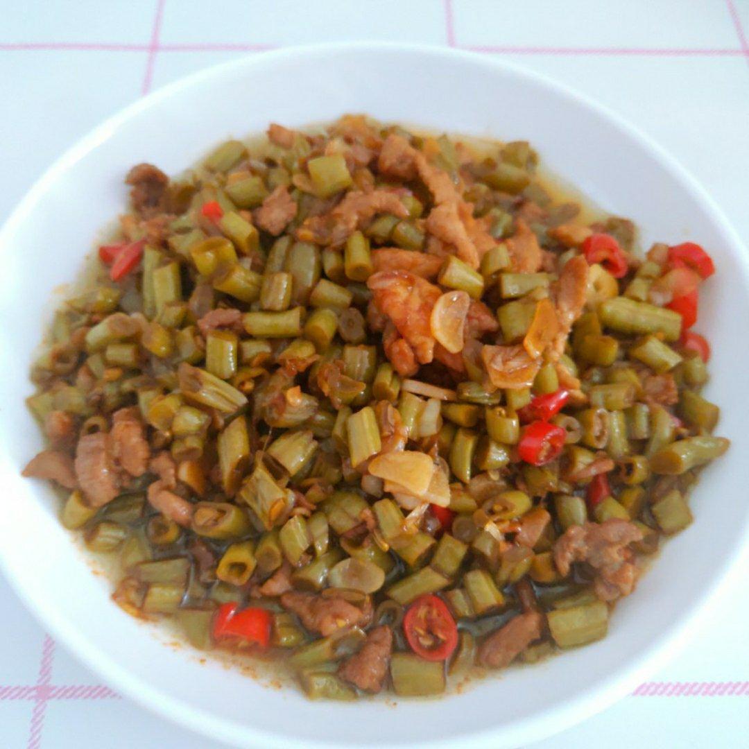 酸豆角肉沫