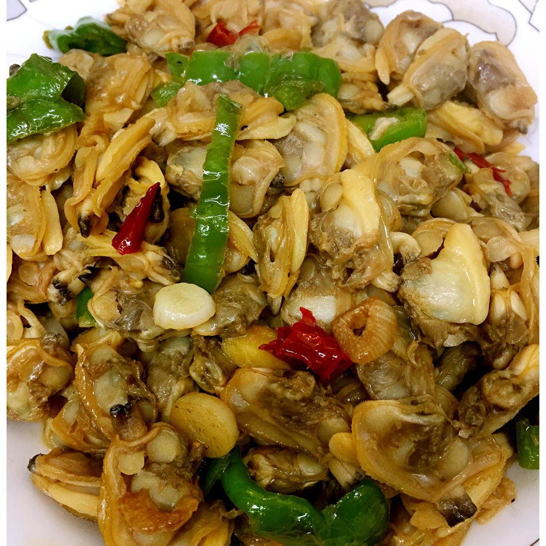 daddy_finger做的爆炒蛤蜊肉