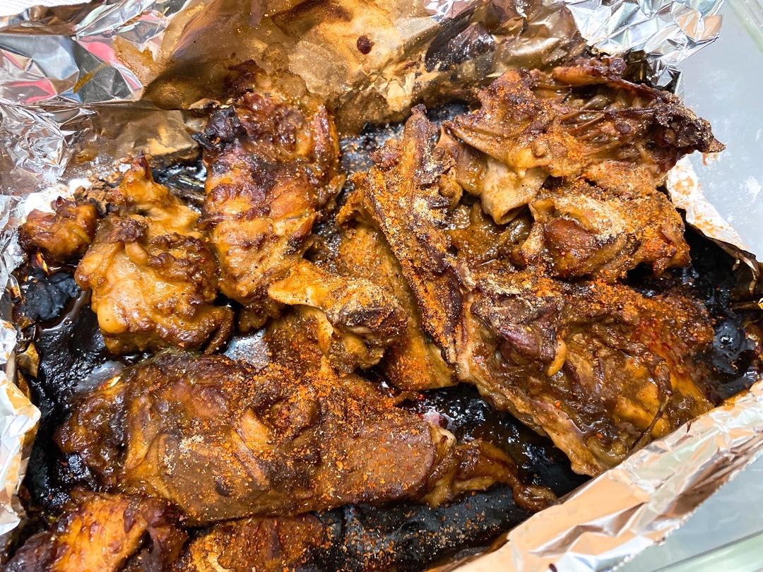 口水流一地的～香酥烤鸡架