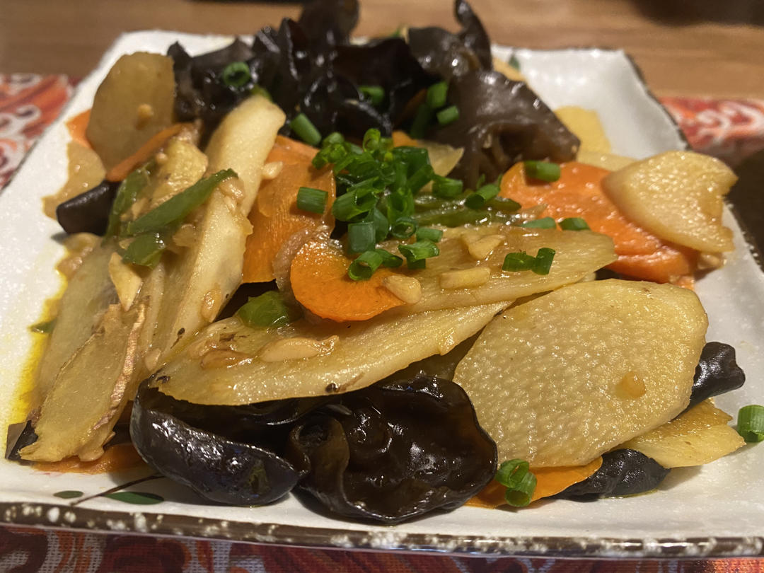 素炒山药
