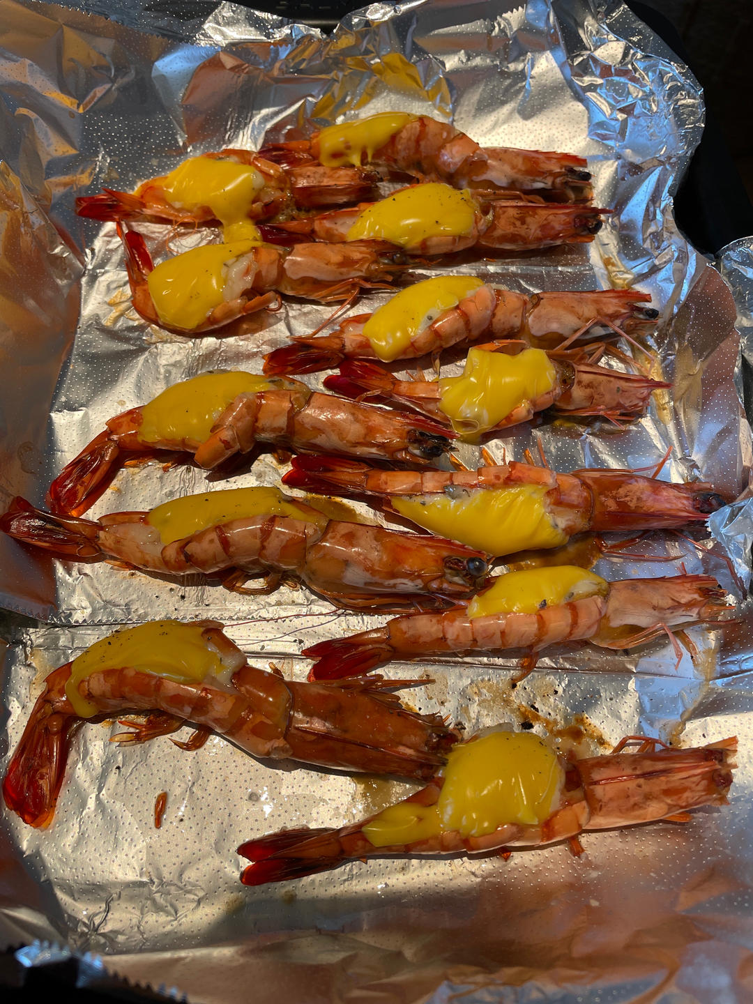 芝士烤虾（烤箱版）