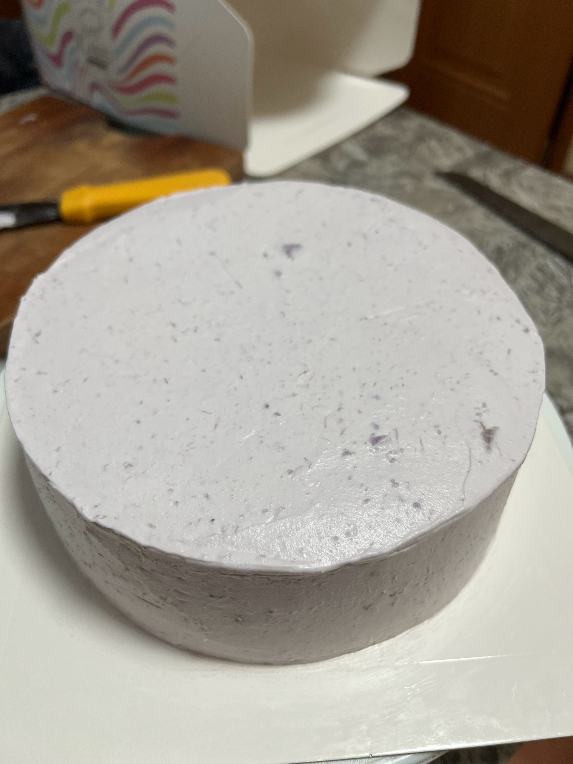 芋泥紫薯芒果蛋糕的做法 步骤11