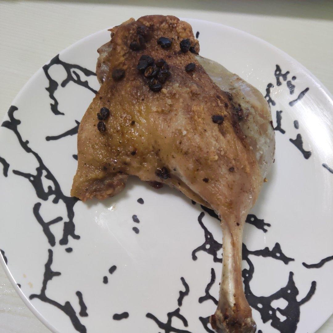 无油！脆皮烤鸭腿/超简单——健康低卡