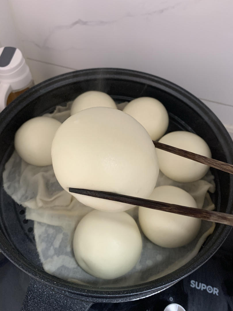 水光肌白面馒头 一次醒发快速版本 无任何添加剂