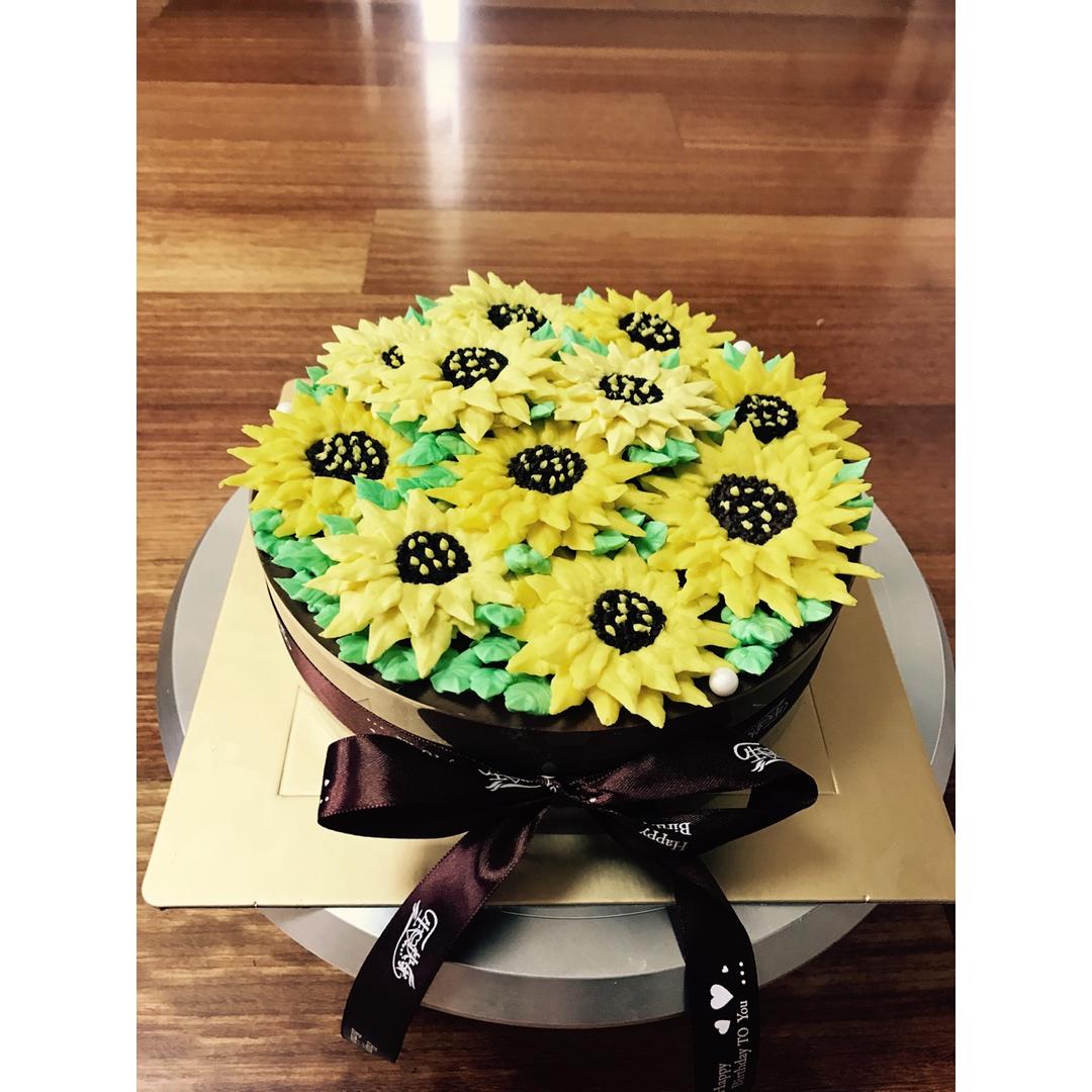 向日葵生日蛋糕