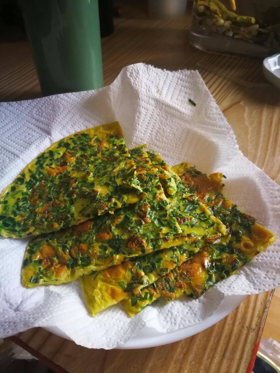 韭菜鸡蛋饼