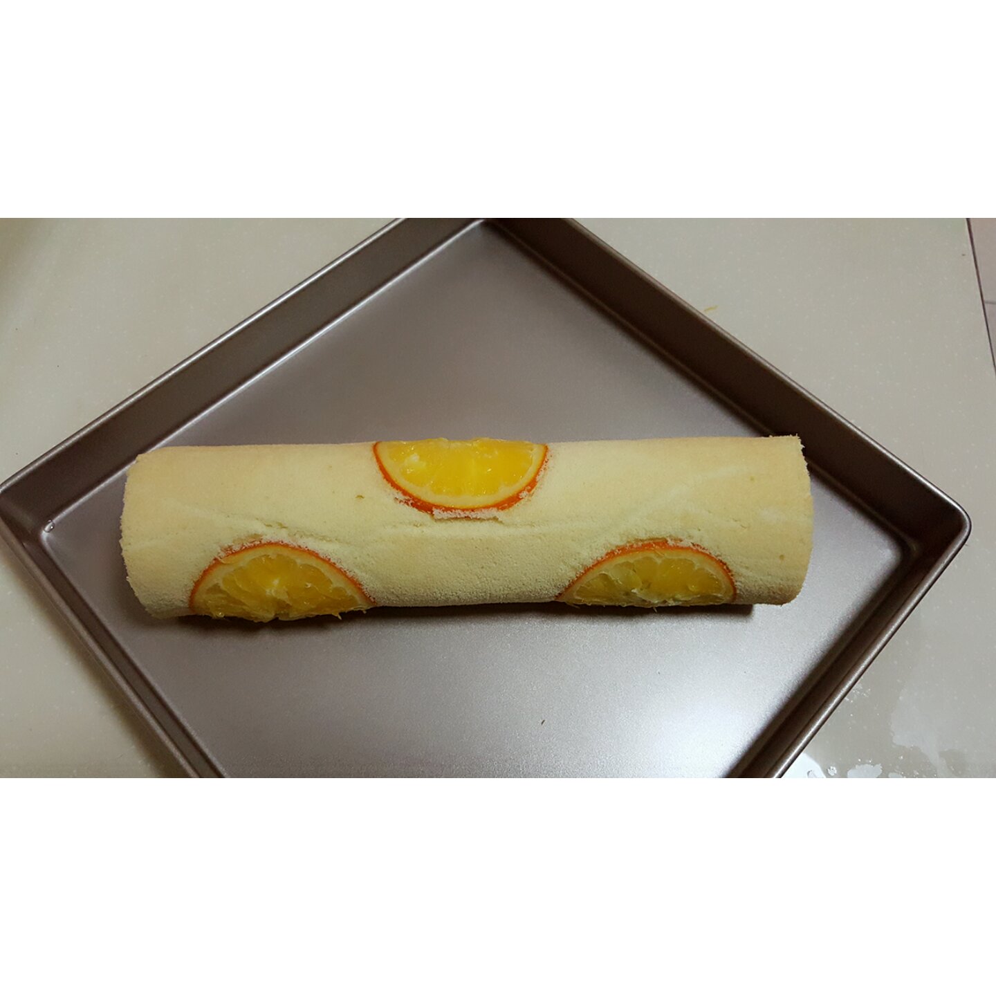 橙香蛋糕卷