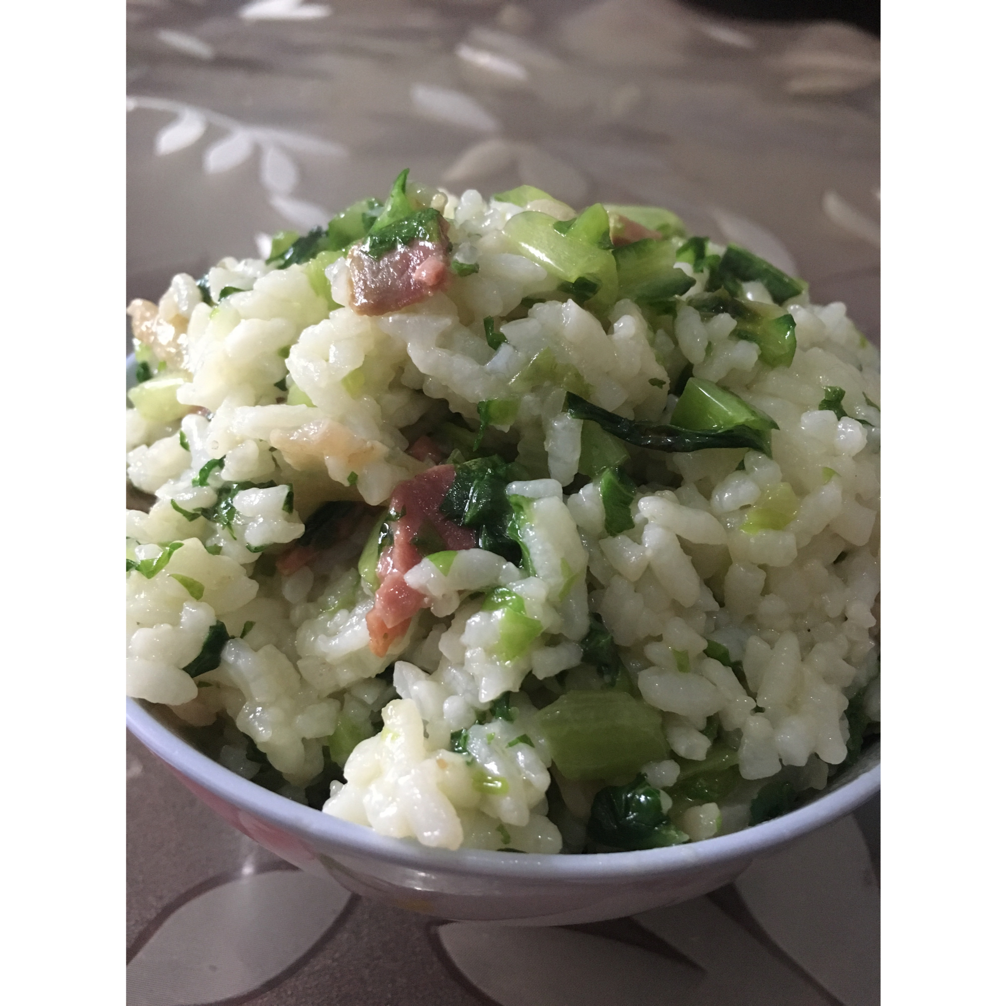 莴笋叶咸肉菜饭