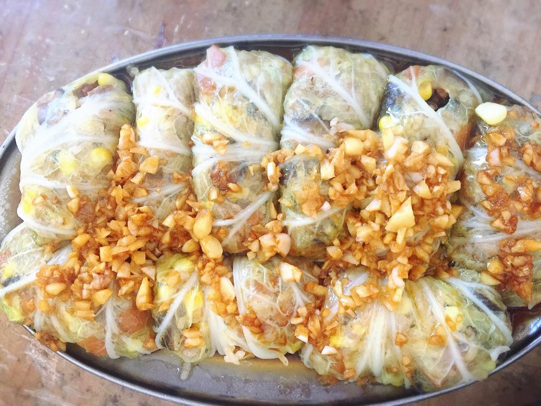 肉酿白菜卷