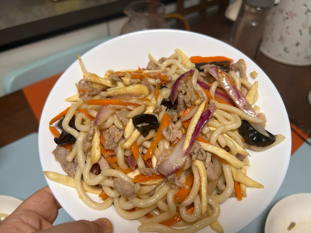 炒乌冬面