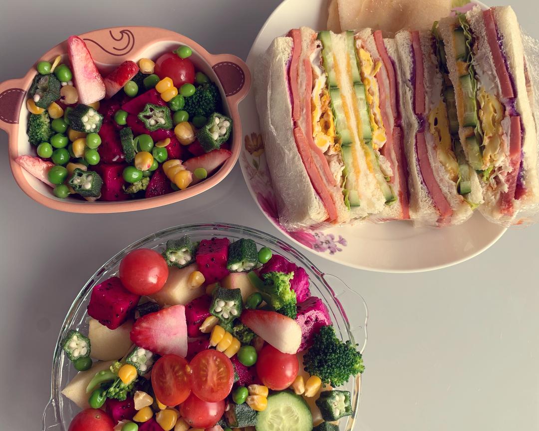 三明治🥪沙拉🥗的做法