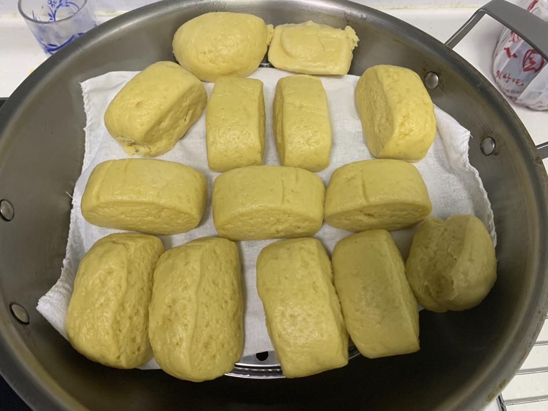 🔥一次性发酵的玉米面馒头‼️
