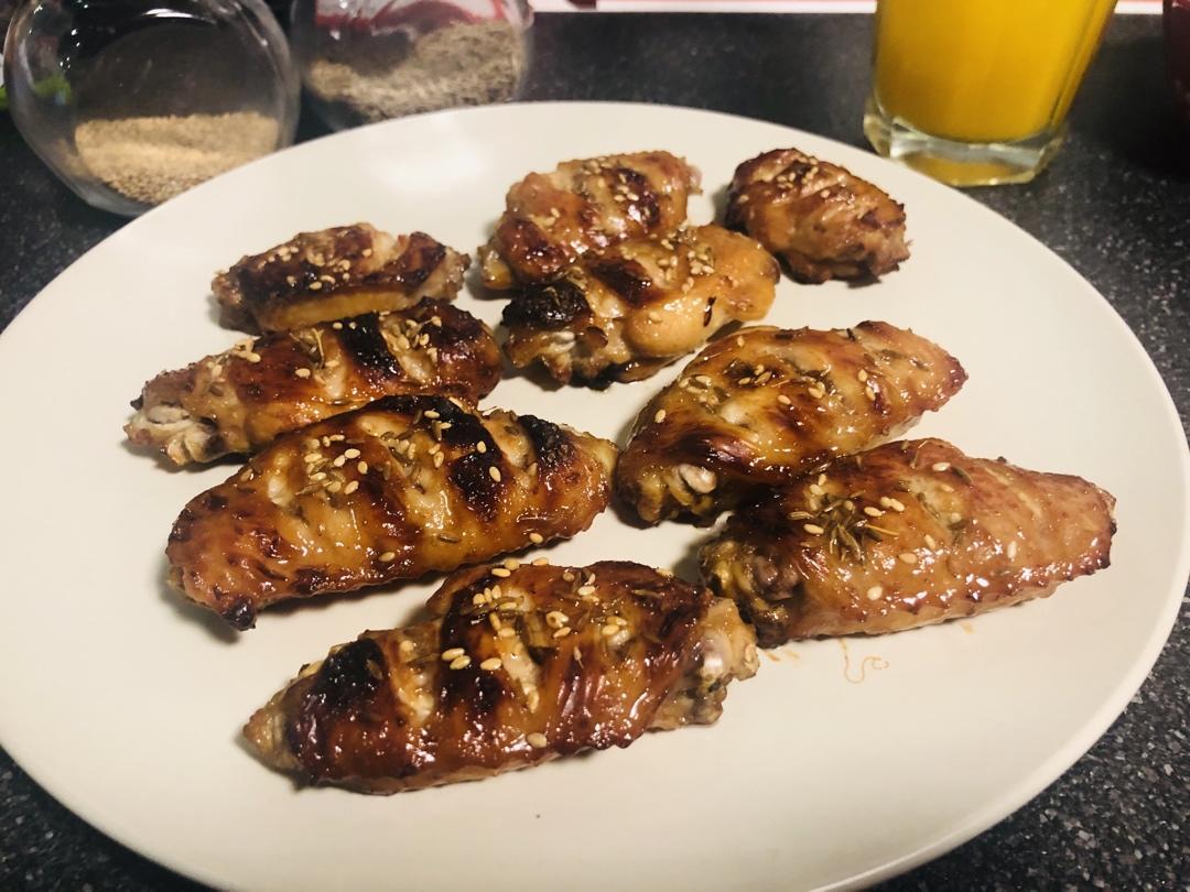 蜜汁鸡翅（烤箱）