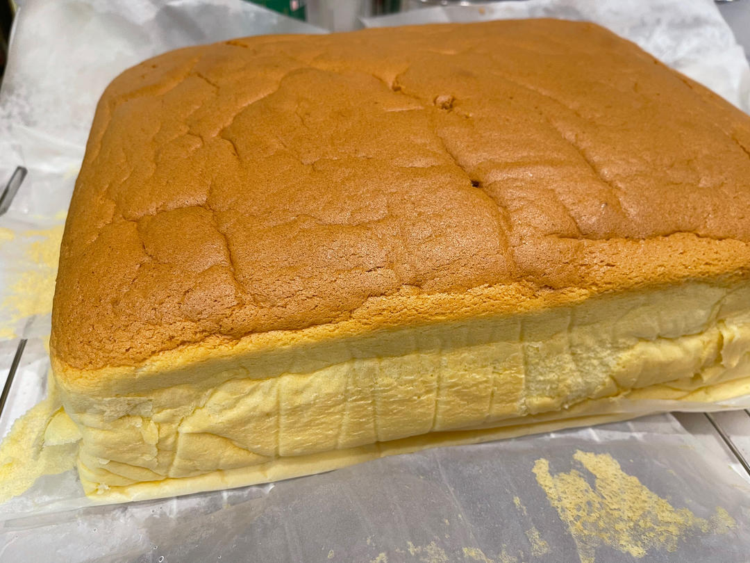 13寸深盘古早蛋糕（笔记）