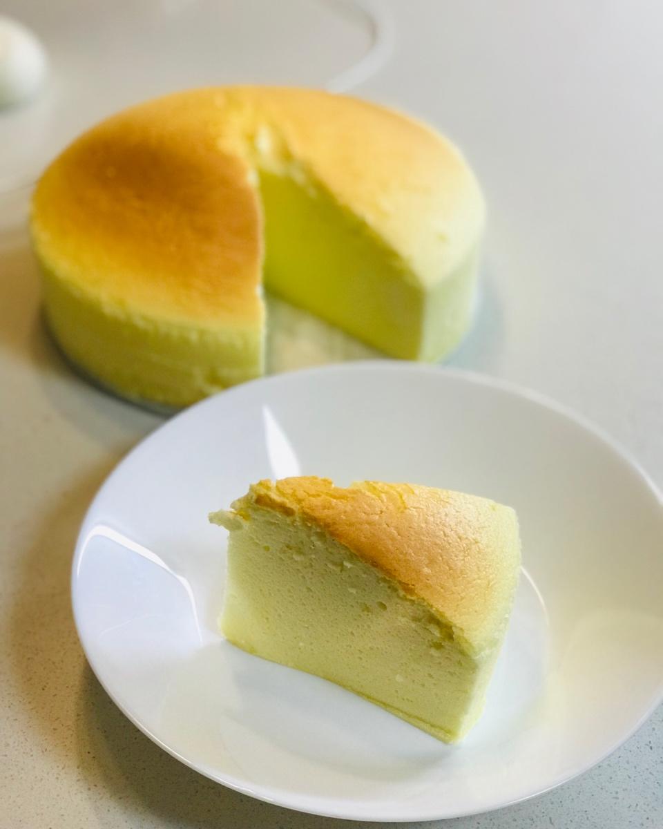 jabud做的入口即化8寸轻芝士蛋糕6寸轻乳酪蛋糕材料减半新手也能做