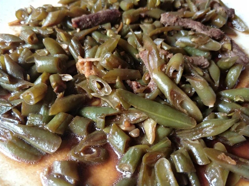 豆角炒肉丝
