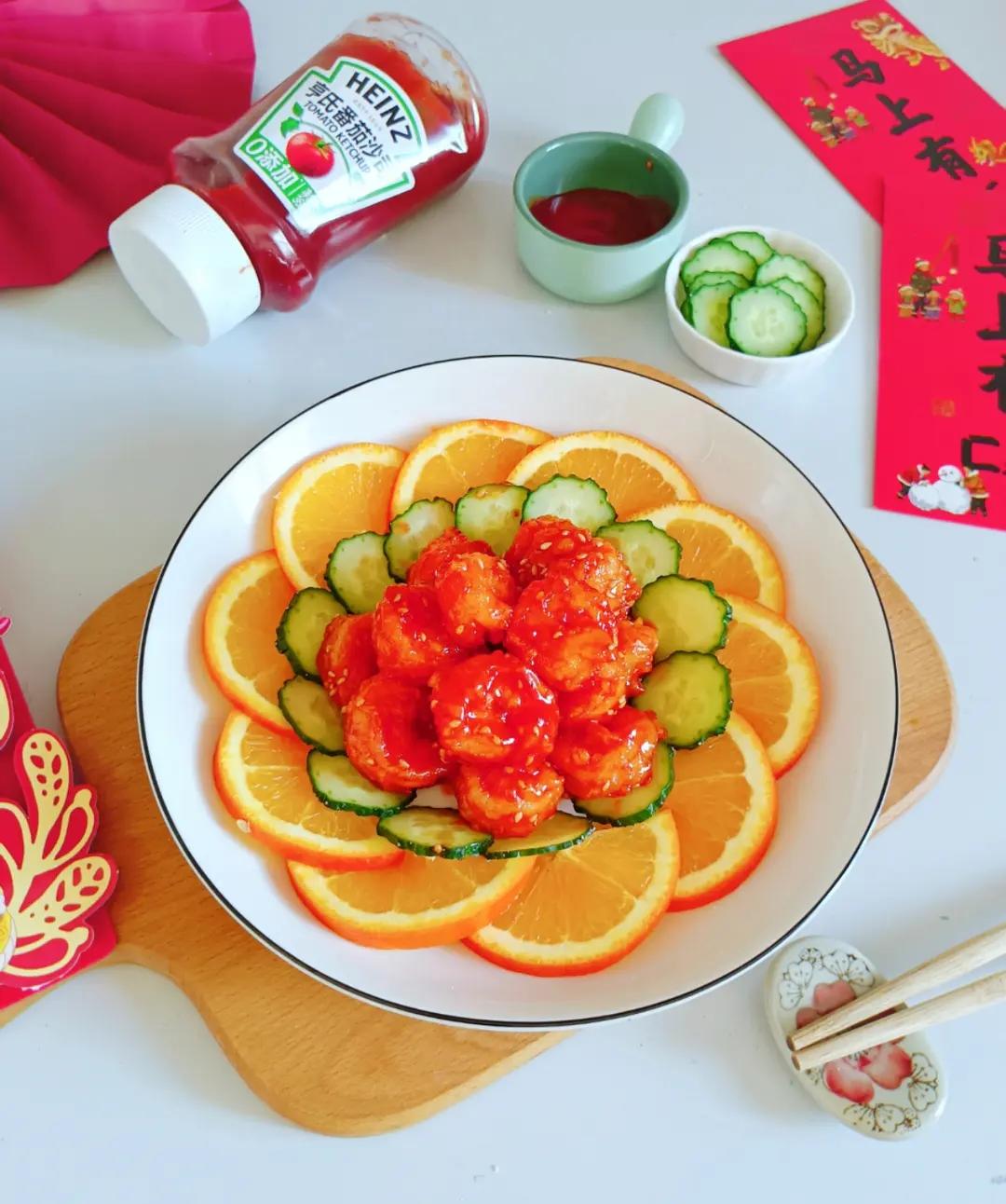 马到“橙”功｜酸甜开胃的喜庆虾球